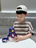 OQB德國兒童保溫杯1-3-6-12歲男孩上學(xué)專用寶寶食品級316小學(xué)生水杯 藍(lán)色+立體貼 送貼紙+杯刷 580ml 曬單實拍圖