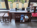 茶皇子（CHAHUANGZI）全自動(dòng)雙上水茶臺一體電熱燒水壺泡茶專(zhuān)用鈦茶爐家用嵌入式底部上水電熱水壺KS14 0.8L KS14+圓筒六君子+杯架+大肚杯 曬單實(shí)拍圖
