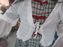 蒂洛緹娜配子的小披肩外搭罩衫雪紡開(kāi)衫女夏季學(xué)生遮陽(yáng)衣超仙女短款 白色 L 曬單實(shí)拍圖