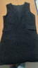 皮爾卡丹（pierre cardin）復古小香風(fēng)粗花呢無(wú)袖V領(lǐng)背心裙2025秋冬新款減齡馬甲中長(cháng)連衣裙 黑色 單件連衣裙 M 建議親85-100斤 曬單實(shí)拍圖