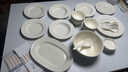 GLOHH復(fù)古珠點(diǎn)高顏值餐具碗碟套裝家用奶油風(fēng)陶瓷餐具飯碗魚盤喬遷新居 珠點(diǎn)奶白-四人食27件套 曬單實(shí)拍圖