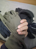 迪卡儂手套觸屏保暖防風(fēng)騎車滑雪運(yùn)動(dòng)MT500搖粒絨手套橄欖色XL4361631 曬單實(shí)拍圖