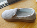 美瑞家老北京布鞋春秋棉麻家居鞋亞麻底散步鞋牛筋底吸汗開(kāi)車(chē)鞋男休閑鞋 米色 39-40 (適合38-39碼腳) 曬單實(shí)拍圖