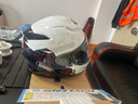 SHOEI Z8摩托車頭盔防霧街道騎行全盔壁畫亮白 ORIGAMI TC-5【千紙鶴】 XL 曬單實拍圖