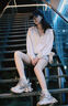 CHERY KALLY【戚薇同款】經(jīng)典時尚老爹鞋女士休閑厚底增高鞋 LD4123 銀灰 36 曬單實拍圖
