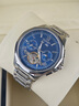冠琴（GUANQIN）十大名表手表男士全自動(dòng)機械表學(xué)生腕表送老公男友情人節生日禮物 GJ16464鋼帶藍面【升級加強版】 曬單實(shí)拍圖