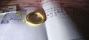 卡鉑亞古法黃金素圈戒指 足金9999實(shí)心素戒小金圈情侶對(duì)戒男女尾戒 古法素圈戒指 3.81克（19號(hào)）寬約1.6mm 曬單實(shí)拍圖