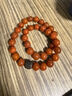 石俞記涼山南紅手串瑪瑙手鏈天然四川九口滿(mǎn)色滿(mǎn)肉柿子紅佛珠散珠男女款 火焰紋12mm手串 曬單實(shí)拍圖
