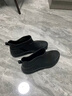 英式雨鞋男短筒防水休閑雨靴平底輕便廚房防滑膠鞋厚底水鞋工作鞋 630 黑色單鞋【標準碼】 39 曬單實(shí)拍圖