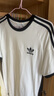 阿迪達斯（adidas）三葉草男裝女裝 2026春季新款時(shí)尚情侶圓領(lǐng)短袖T恤修身休閑運動(dòng)服 KB2460/白色全棉/男女同款 XS 【建議體重90斤-105斤】 曬單實(shí)拍圖