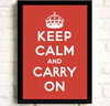 keep calm and carry on 勵志海報宿舍學(xué)校掛畫(huà)墻貼框畫(huà)貼裝飾畫(huà) 米白色 keep calm 8-922 42*30厘米高端合金框三色可選 曬單實(shí)拍圖