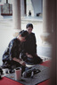 浮云堂「浮云堂.雅」雲(yún)霓.中式改良真絲桑蠶絲連衣裙女25夏文藝禪意茶服 漆黑 M 曬單實拍圖