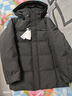 雪中飛羽絨服男90鴨絨秋冬加厚可脫卸帽羽絨外套男 黑色 185/XXL  曬單實拍圖