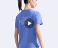 The North Face北面短袖T恤女25春夏新款戶外運(yùn)動(dòng)吸濕透氣休閑速干防曬衣8CYX 0YI/藍(lán)紫色 XL /170/96A 曬單實(shí)拍圖