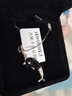 IDee  CREATIVE IDER FOR YOU法國IDee海豚銀項鏈女簡約時尚925銀吊墜配飾甜美學生飾品禮物 鏈長40+5CM 墜1.5*4CM 曬單實拍圖