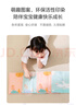 全棉時代 兒童吸水毛巾紗布毛圈面巾寶寶口水巾吸水方巾新生兒純棉擦臉巾 快樂小白鴿綠-25x25cm 1條裝 曬單實拍圖
