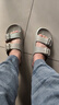 斯凱奇（Skechers）拖鞋男士夏季軟底輕便一腳蹬運動休閑涼拖鞋透氣舒適沙灘鞋243336 曬單實拍圖