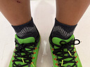 injinji美利奴羊毛襪中筒加厚保暖戶外徒步攀巖登山merino襪子秋冬季 暗灰色 M(40.5-44) 曬單實拍圖