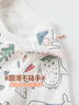 乖奇熊男女寶寶長(cháng)袖長(cháng)褲內衣套裝春秋冬季嬰兒童睡衣服家居空調服兩件套 曬單實(shí)拍圖