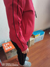 啄木鳥(niǎo)（TUCANO）高檔中老年女裝運動(dòng)服套裝新款中年女春秋外套媽媽秋裝休閑三件套 酒紅 3XL(建議135-150斤) 曬單實(shí)拍圖