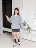 迪士尼女童外套春秋款2025新款中大童兒童百搭棒球服女孩開(kāi)衫夾克上衣服 2512棒球服外套-灰色 160 曬單實(shí)拍圖