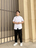 GXG男裝【涼感免燙】簡(jiǎn)約商務(wù)男襯衫通勤正裝襯衣 2025夏季新品 白色 XL 曬單實(shí)拍圖