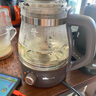 小熊（Bear）煮茶器養(yǎng)生壺蒸汽噴淋式 玻璃加厚黑茶煮茶壺小型迷你辦公室蒸茶器全自動(dòng)泡茶爐電熱燒水壺 ZCQ-A10X1基礎(chǔ)版 1L 曬單實(shí)拍圖