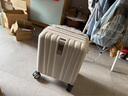漢客行李箱女拉桿箱男可登機旅行箱迷你手提箱商務(wù)出差學(xué)生密碼小箱子 象牙白（防刮）【100萬(wàn)+銷(xiāo)量】 14英寸 【廉航  23升可登機尺寸】 曬單實(shí)拍圖