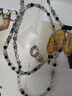 手工自制掛繩復古黑白色系珠子手機鏈手機殼掛件斜挎鏈條可背長(cháng)款掛飾結實(shí)耐用擴音器小蜜蜂防丟肩背鏈子 斜挎款黑白色系復古鏈+扣環(huán)+微透夾片 曬單實(shí)拍圖