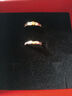 中國(guó)黃金（CHINA GOLD）S925銀日月同輝情侶一對(duì)戒指男女款指環(huán)飾品情人節(jié)生日禮物送女友 【今/次日達(dá)】日月同輝情侶戒指 曬單實(shí)拍圖