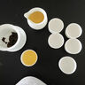 漢造景德鎮(zhèn)茶具套裝影青瓷黃守良手工雕刻功夫整套茶具送禮品高檔禮盒 漁樵耕讀水云八件套組 曬單實拍圖
