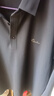 SHANSHAN杉杉高彈免燙男士長(cháng)袖t恤男翻領(lǐng)秋冬季polo體恤衫商務(wù)休閑打底衫 深藍 L(175/92A) 曬單實(shí)拍圖