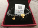 中國黃金（CHINA GOLD）黃金吊墜女款足金鈴鐺項鏈時(shí)尚飾品情人節實(shí)用生日禮物送老婆愛(ài)人足金鈴鐺吊墜 約0.4g【贈銀鏈】 曬單實(shí)拍圖