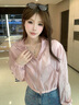 Teenie Weenie【UPF50+涼感防曬】小熊2025夏季新款輕薄雙棲彩殼外套女裝 淺粉色 S 曬單實拍圖
