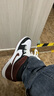 耐克NIKE男子休閑鞋喬丹AJ1 JORDAN1中幫運(yùn)動(dòng)鞋HF3216-102黑白紅44 曬單實(shí)拍圖