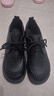 真皮小皮鞋女2023新款女鞋軟底軟面軟牛皮休閑百搭厚底樂(lè )福鞋單鞋 黑色 38 曬單實(shí)拍圖