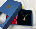中國黃金CHINA GOLD四葉草黃金項鏈女足金花朵吊墜七夕情人節(jié)禮物送女友老婆生日實用 京速達-足金心念四葉草吊墜【贈S925鏈】 曬單實拍圖