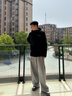 安踏防潑水外套男士夾克秋季連帽跑步騎行服通勤徒步運(yùn)動防曬風(fēng)衣上衣 【新款防潑水】基礎(chǔ)黑-6 L 男175 曬單實(shí)拍圖