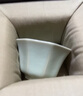 益工坊手工汝窯系列茶具景德鎮(zhèn)功夫茶具品茗杯主人杯蓋碗禮盒裝 汝窯天青釉元寶蓋碗 曬單實(shí)拍圖