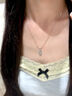 Grace Girl人魚(yú)之淚項鏈女輕奢高級實(shí)用生日禮物紀念日七夕情人節禮物送女友海洋之心項鏈【藍】 曬單實(shí)拍圖