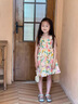 G.DUCKKIDS小黃鴨女童吊帶裙夏季2025新款兒童連衣裙薄款公主裙女寶寶碎花裙 碎花連衣裙 100 (建議90-98cm 2-3周歲） 曬單實(shí)拍圖