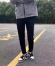 JEEP SPIRIT九分牛仔褲男夏季薄款彈力青年潮流男褲直筒修身小腳褲 QQN-1067黑色九分褲 31 曬單實拍圖