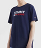 TOMMY JEANS【純棉合身】夏季男女美式潮流印花情侶短袖T恤上衣 曬單實(shí)拍圖