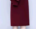 皮爾卡丹（pierre cardin）喜感喜婆婆婚宴裝套裝2025年時(shí)尚高貴正式禮服西裝連衣裙兩件套 酒紅色 L 建議100-110斤 曬單實(shí)拍圖