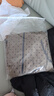 斯琴（siqin）2023夏季新品女印花連帽拉鏈落肩落肩五分袖襯衫 BCXS030150 花色 M 曬單實(shí)拍圖