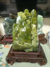 京城世家天然岫玉石山水擺件意境花玉原石精雕領(lǐng)導辦公室書(shū)桌裝飾擺件送禮 編號EA706 步步登高 曬單實(shí)拍圖