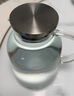 MULTIPOTENT耐熱玻璃壺簡約果汁壺大容量胖胖水壺客廳家用花茶壺2000ML 曬單實(shí)拍圖