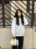COOGI包包女款2025年品牌輕奢侈女士包包生日七夕情人節(jié)禮物送女友老婆 米白色 曬單實(shí)拍圖