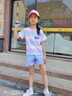 NICKYBABY女童運動(dòng)短褲夏季2025新款兒童五分褲薄款夏裝中褲女大童工裝褲子 18442紫色褲子【單褲子】 130 cm 曬單實(shí)拍圖
