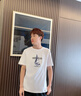 TEEK夏季涼感短袖t恤男士液氨棉上衣 2025新款純棉衣服休閑青年男裝 HB98Q白色 L 曬單實拍圖